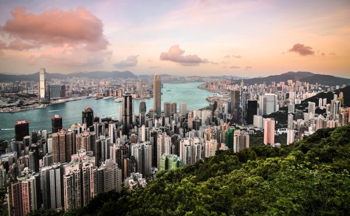 香港維港景致恒指反彈