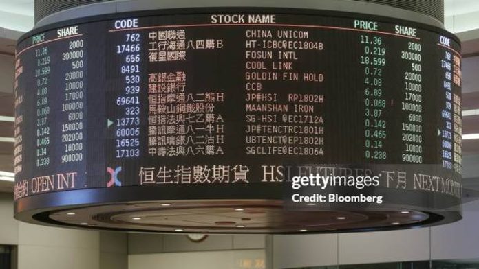 恒指跌1.32%